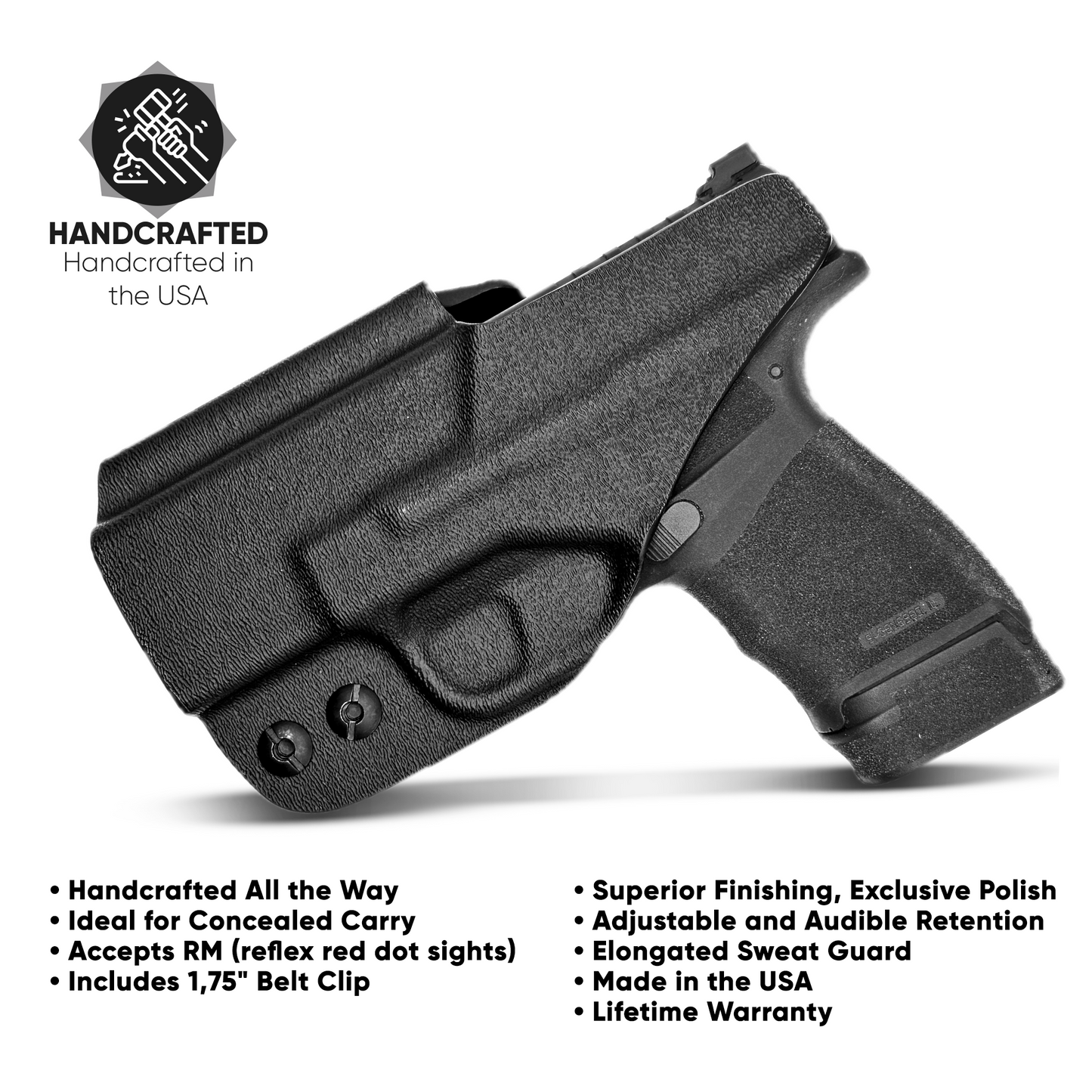 SPRINGFIELD- IWB - RIGHT - BLACK