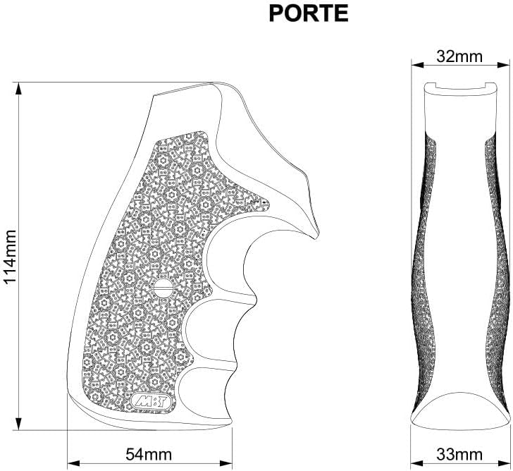 Bold Grip EDC Multiframe Revolver Grip, Fits Taurus Large Frame Models