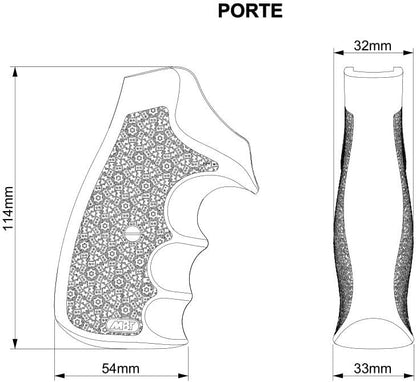 Bold Grip EDC Multiframe Revolver Grip, Fits Taurus Large Frame Models